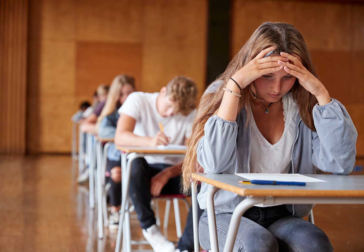 stress et la pression pendant les examens